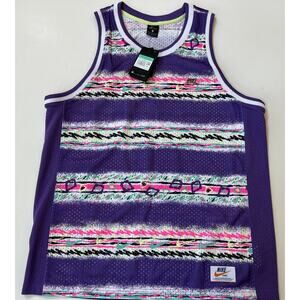 Nike Stories Retro Style Basketball Jersey DM7938-599 Men's Size XL NEW